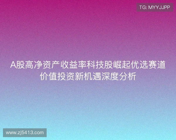 A股高净资产收益率科技股崛起优选赛道价值投资新机遇深度分析 A股高净资产收益率科技股崛起优选赛道价值投资新机遇深度分析